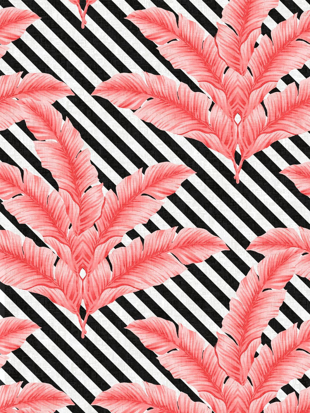 fabric by the yard isla palm flamingo
