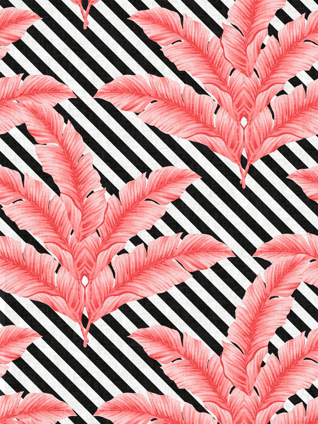 fabric by the yard isla palm flamingo