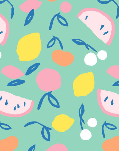 'Island Fruits' Wallpaper by Tea Collection - Caribbean