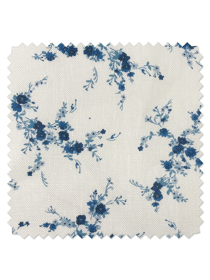 fabric by the yard jolene blue on linen