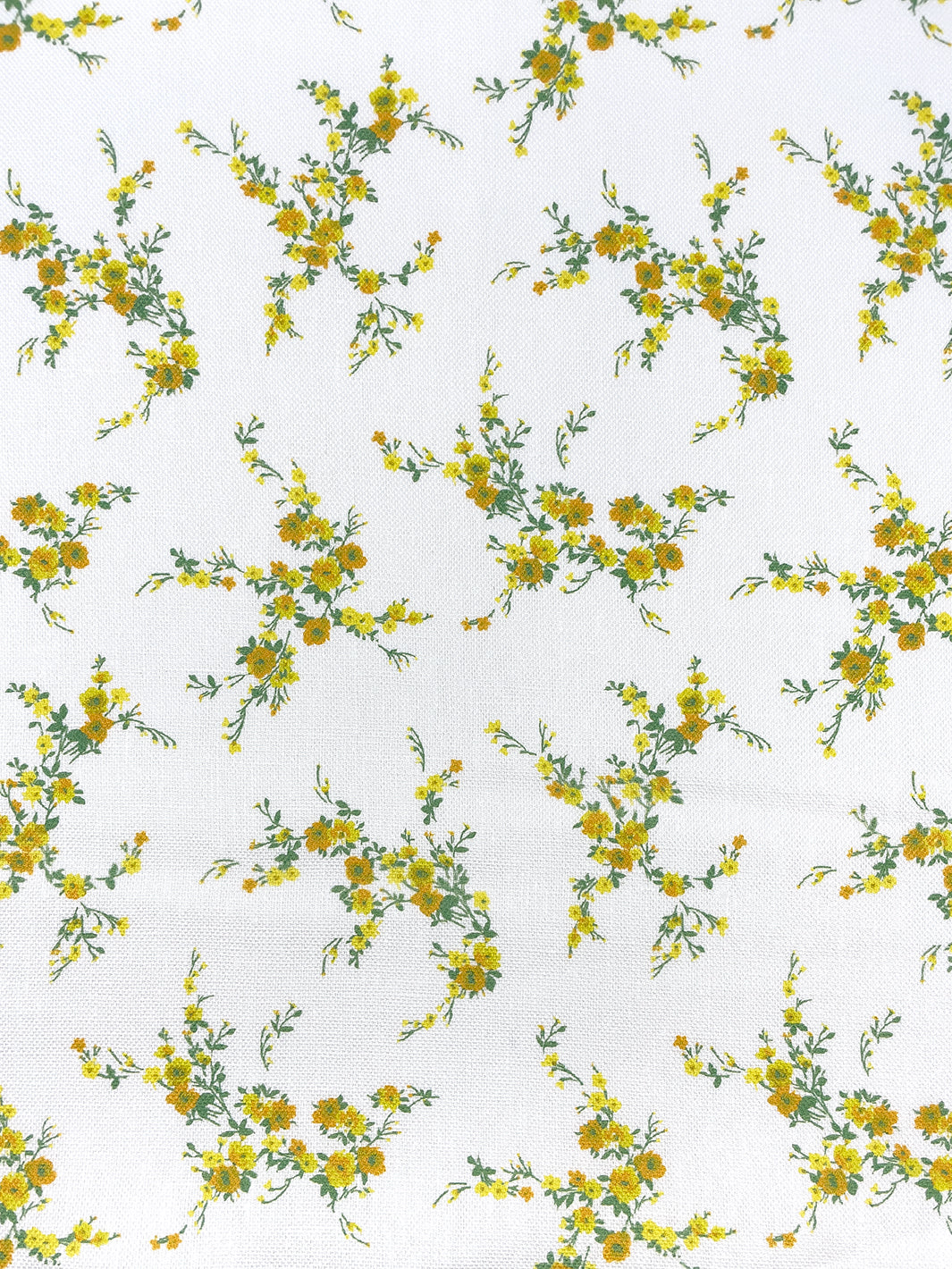 fabric by the yard jolene daffodil on linen
