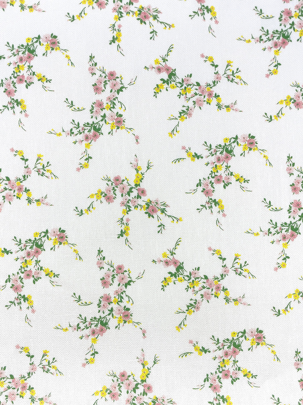 fabric by the yard jolene lemon pink on linen