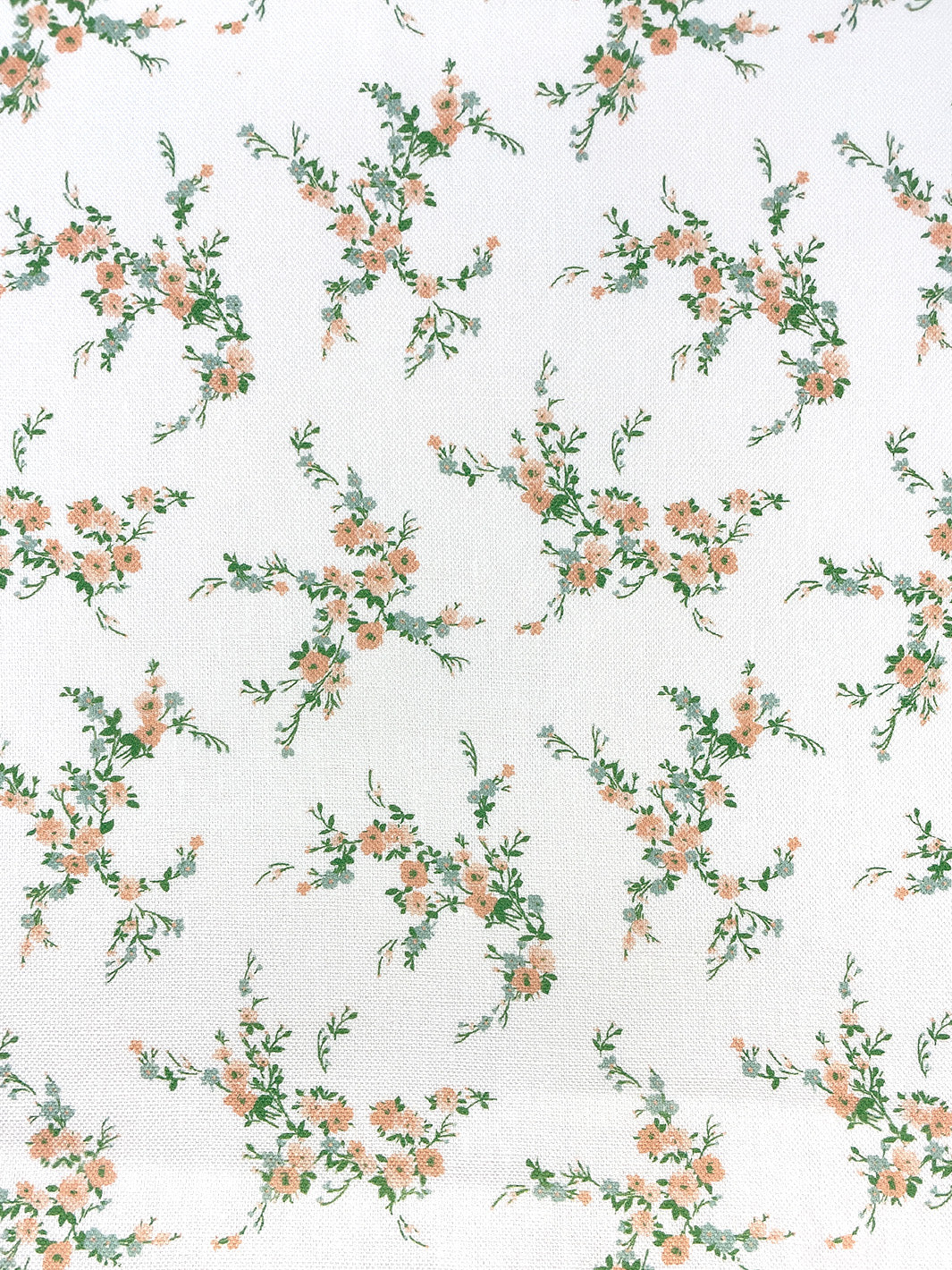 fabric by the yard jolene peach on linen