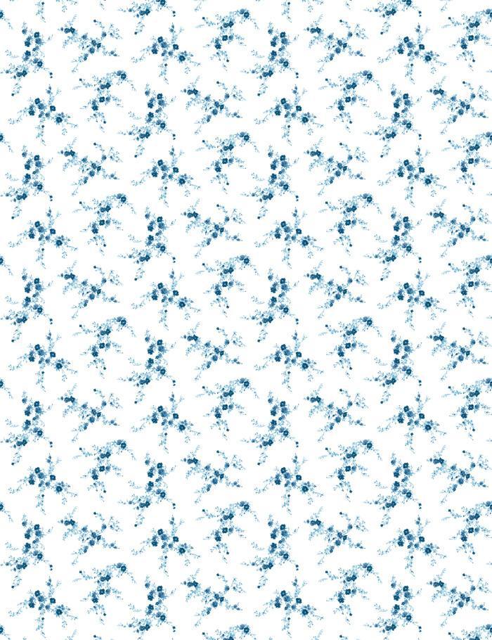 'Jolene' Wallpaper by Wallshoppe - Blue