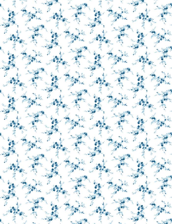 'Jolene' Wallpaper by Wallshoppe - Blue