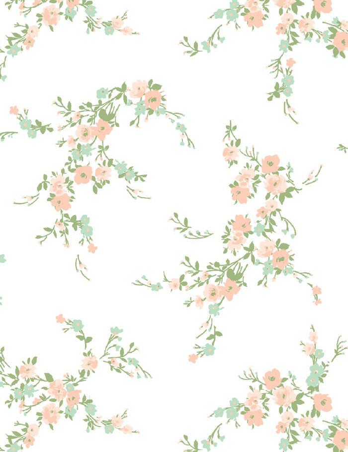 'Jolene' Wallpaper by Wallshoppe - Peach