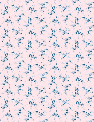 'Jolene' Wallpaper by Wallshoppe - Pink With Blue