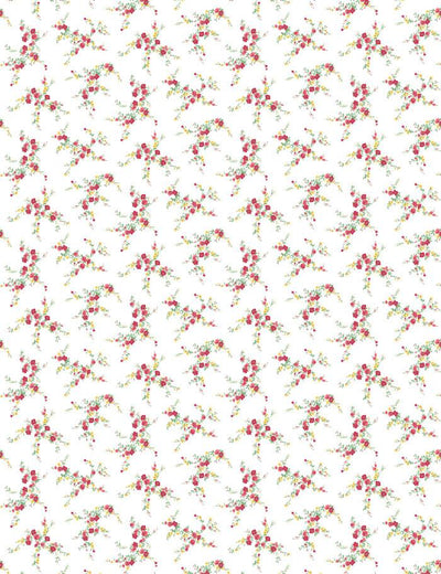 'Jolene' Wallpaper by Wallshoppe - Red