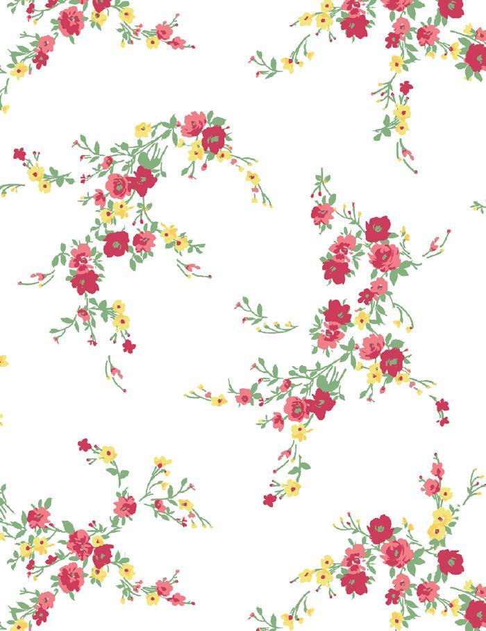 'Jolene' Wallpaper by Wallshoppe - Red