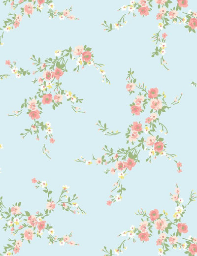 'Jolene' Wallpaper by Wallshoppe - Sky With Pink