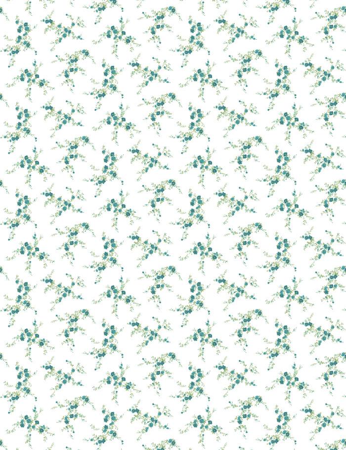 'Jolene' Wallpaper by Wallshoppe - Teal