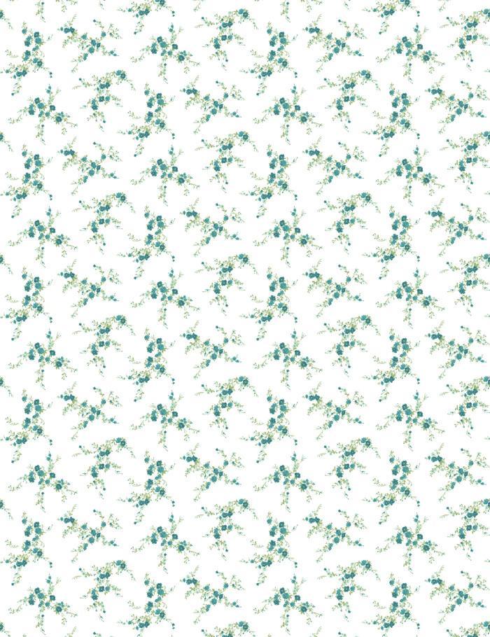 'Jolene' Wallpaper by Wallshoppe - Teal