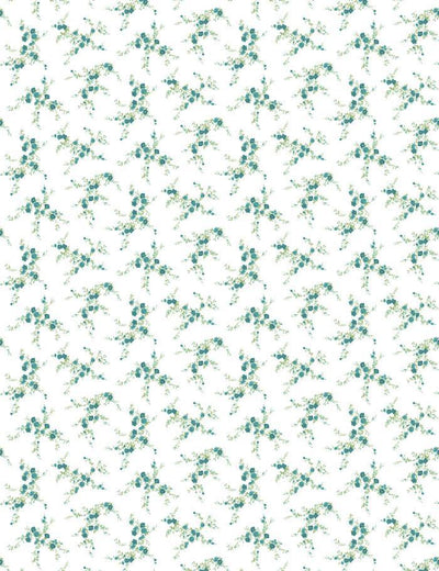 'Jolene' Wallpaper by Wallshoppe - Teal