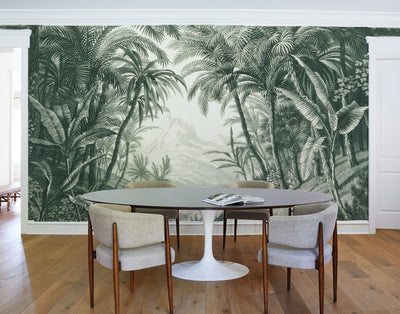 jungle removable mural