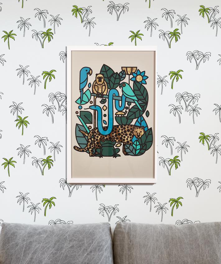 Artshoppe Jungle Menagerie by Tea Collection