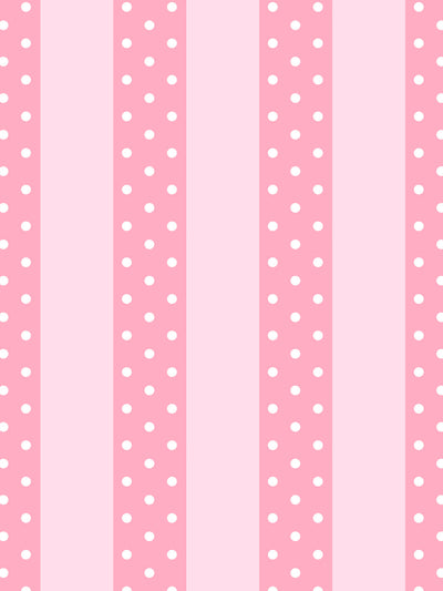 'Just Ken Stripe' Wallpaper by Barbie™ - Bubblegum / Pink