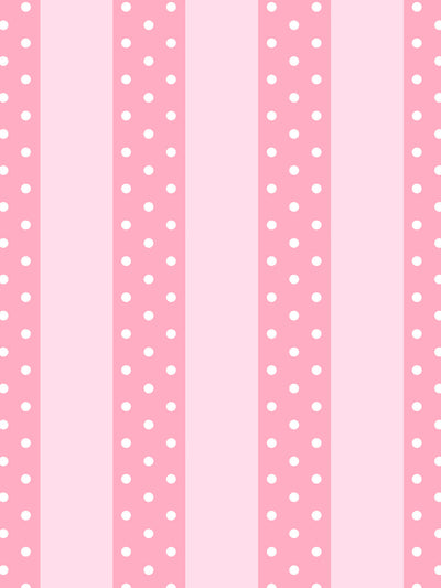 'Just Ken Stripe' Wallpaper by Barbie™ - Bubblegum / Pink