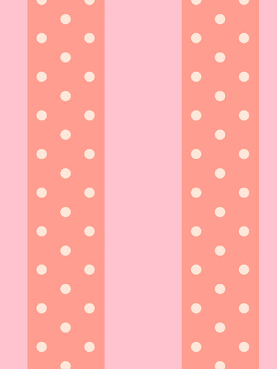 'Just Ken Stripe' Wallpaper by Barbie™ - Watermelon / Pink