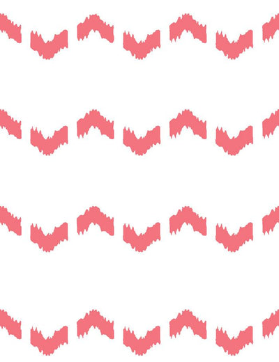 'Kezmoh Zag' Wallpaper by Wallshoppe - Flamingo