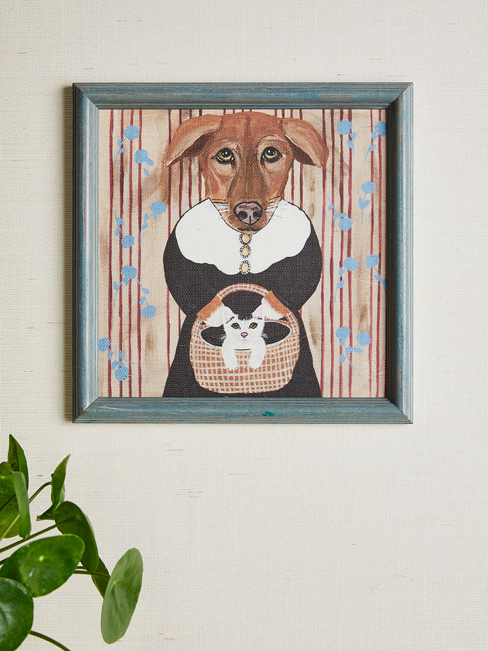 'Kitten Chauffeur' by Carly Beck Art Print