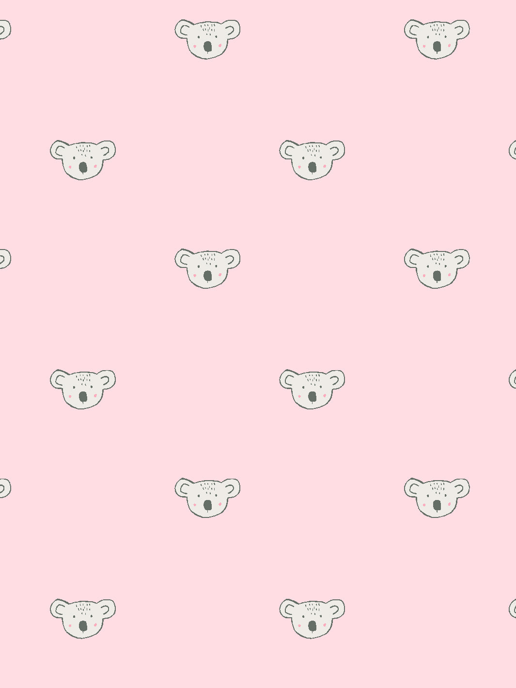 koala wallpaper by tea collection ballet slipper