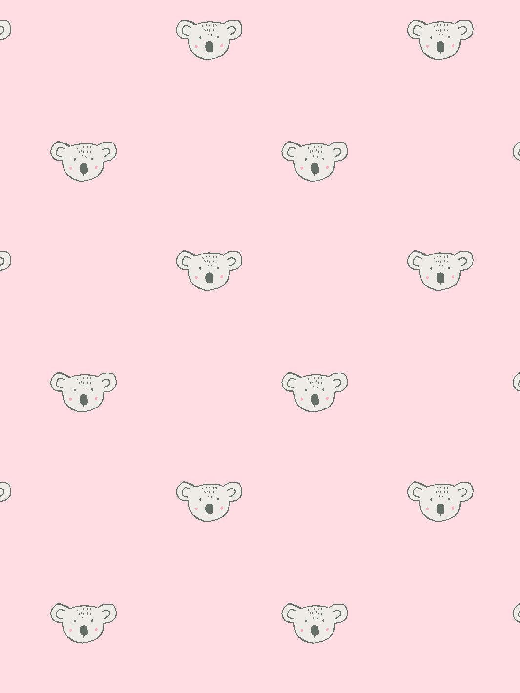 'Koala' Wallpaper by Tea Collection - Ballet Slipper