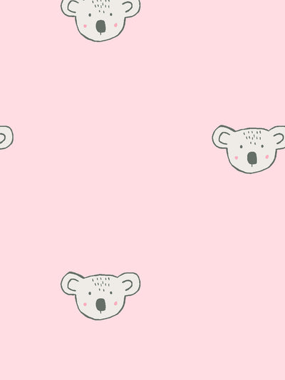 koala wallpaper by tea collection ballet slipper