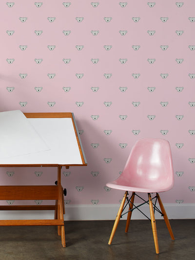koala wallpaper by tea collection ballet slipper