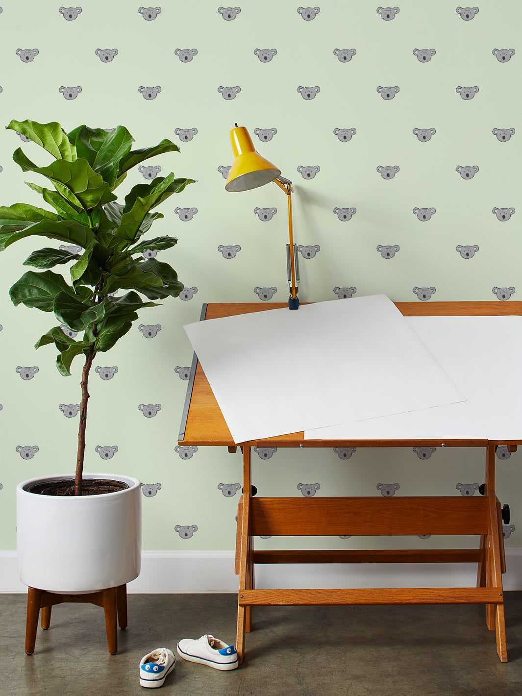 koala-wallpaper-by-tea-collection-pistachio
