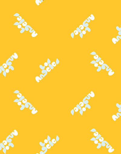 los angeles graphic wallpaper gold