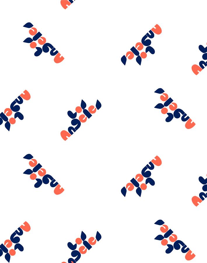 los-angeles-graphic-wallpaper-retro-red-navy-on-white