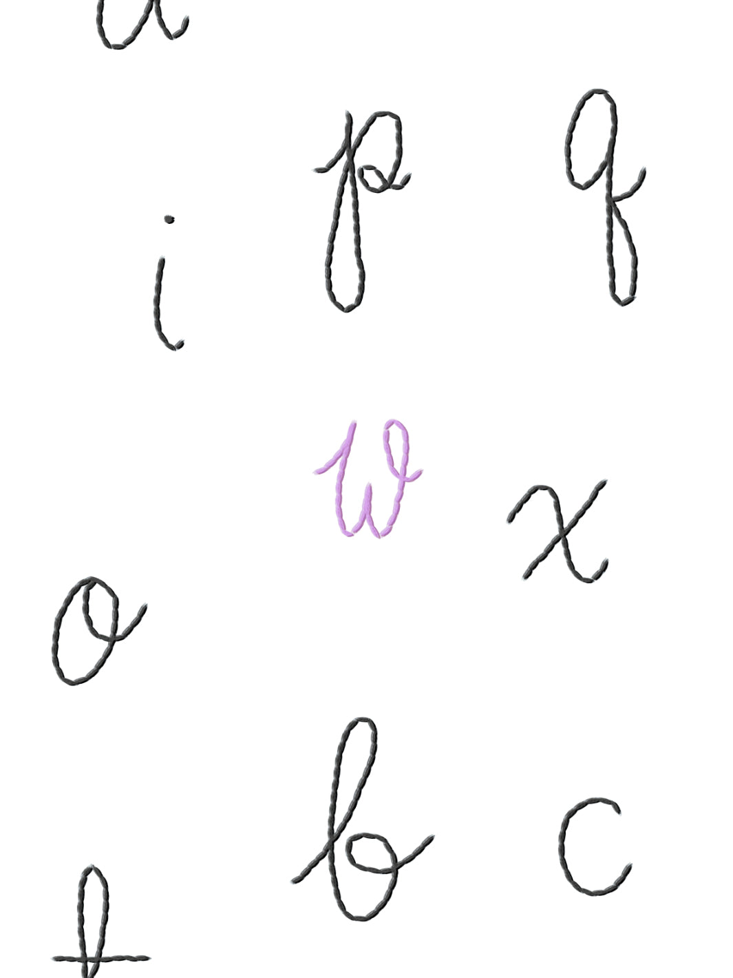 lf alphabet wallpaper by lingua franca black