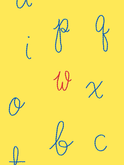 lf alphabet wallpaper by lingua franca daffodil