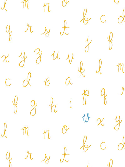 lf alphabet wallpaper by lingua franca marigold