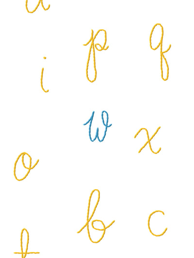 lf alphabet wallpaper by lingua franca marigold