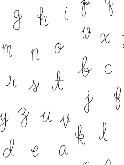 lf alphabet wallpaper by lingua franca peach