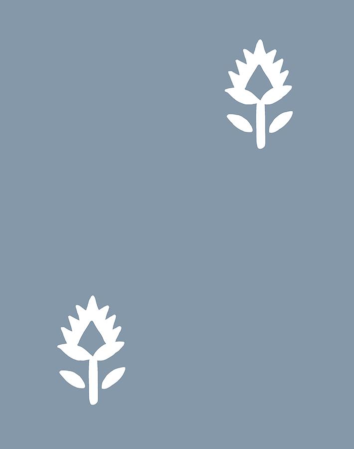 block print french blue