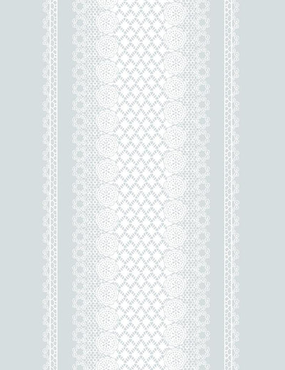'Lace Front' Wallpaper by Nathan Turner - Gray