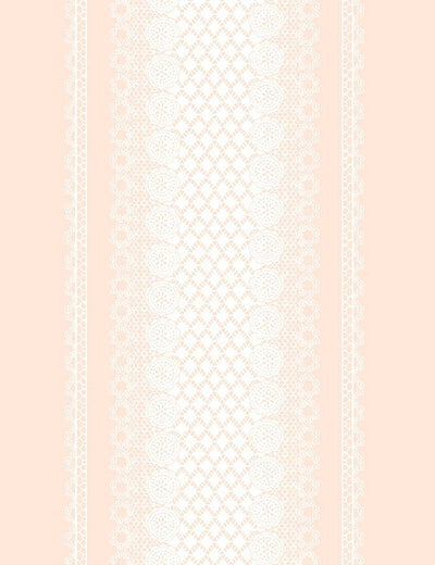'Lace Front' Wallpaper by Nathan Turner - Peach