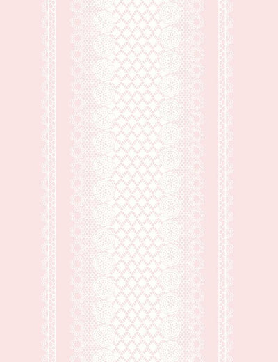 'Lace Front' Wallpaper by Nathan Turner - Pink