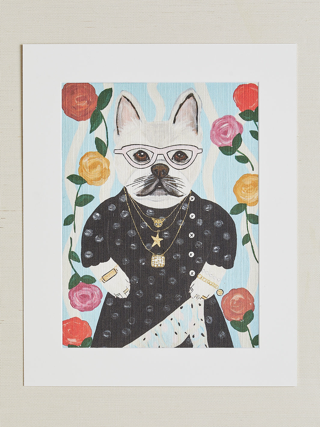 'New Glasses' by Carly Beck Art Print