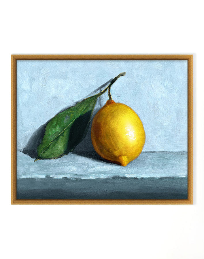 'Lemon Still Life' Framed Art by Nathan Turner