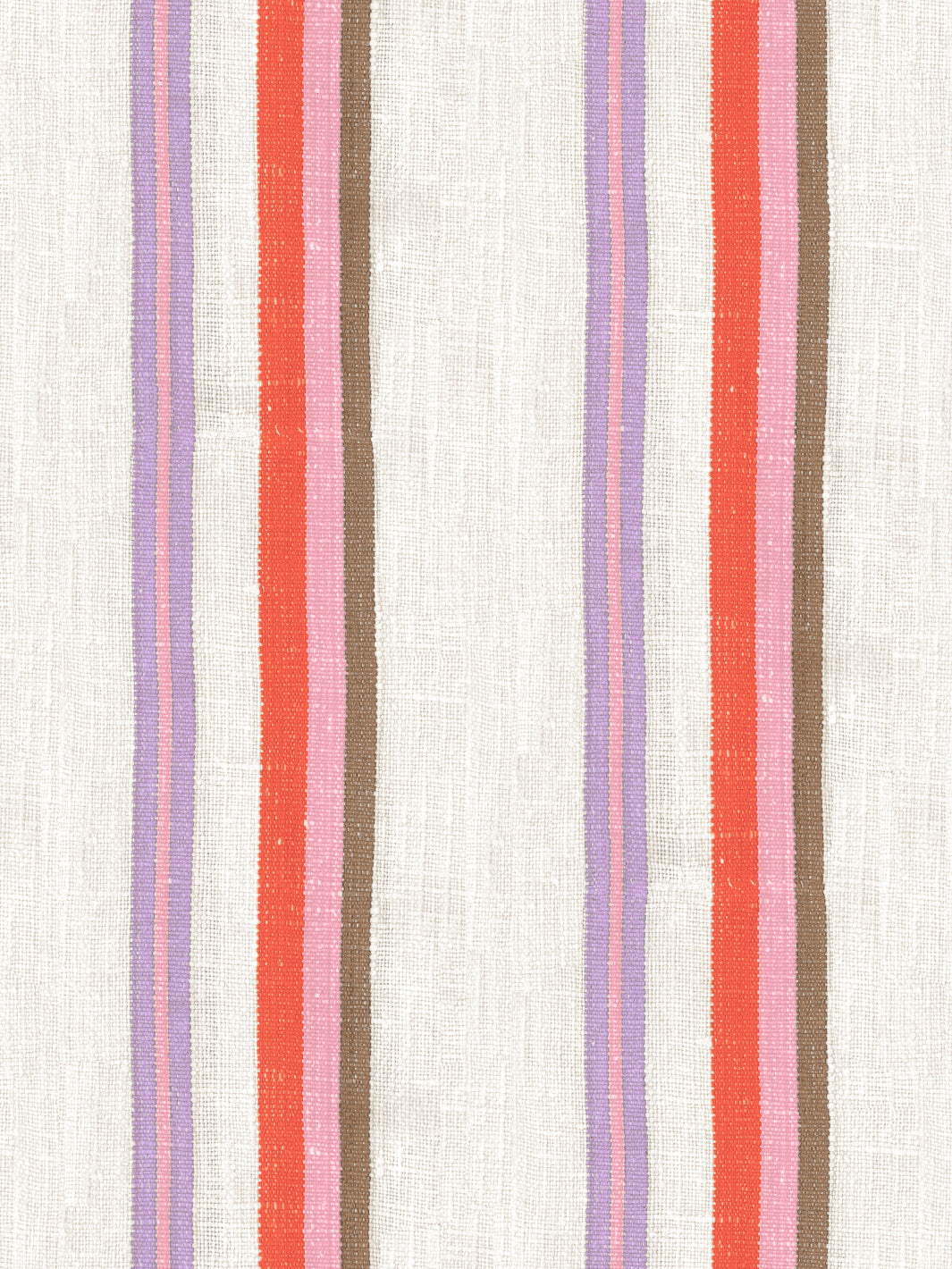 life is a banquet stripe wallpaper by lingua franca lilac melon