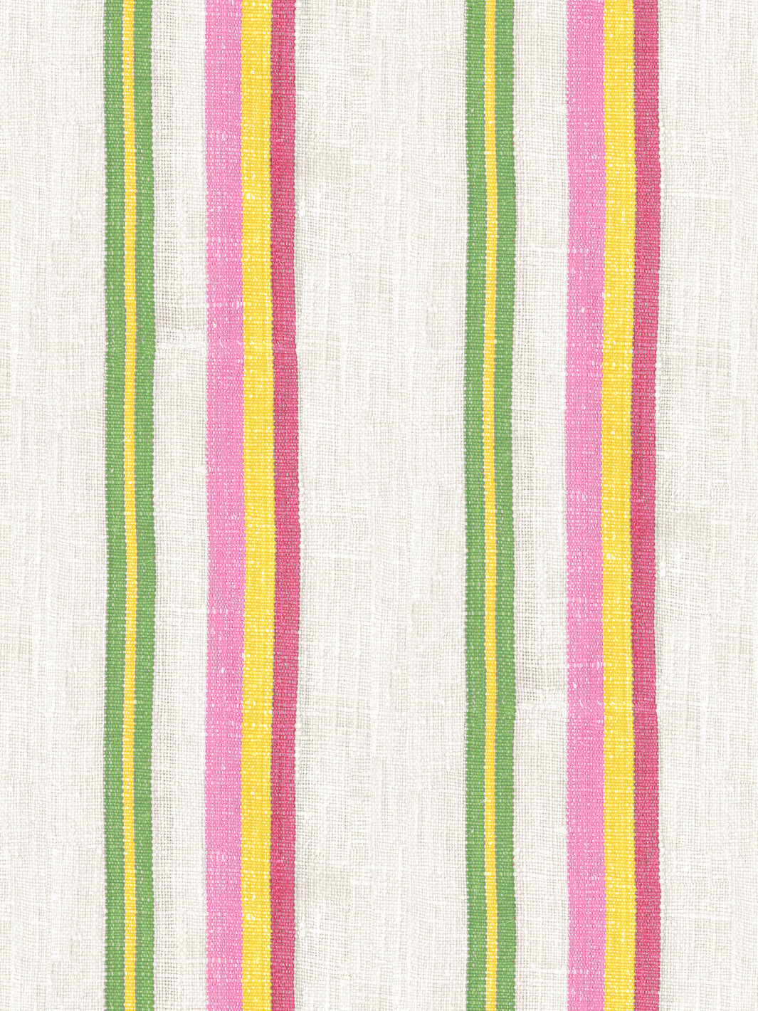 life is a banquet stripe wallpaper by lingua franca pink yellow