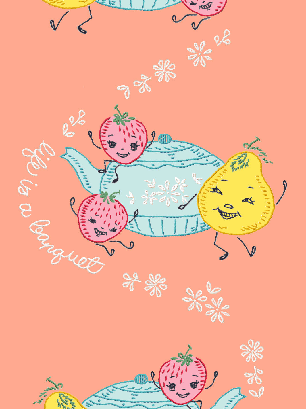 life-is-a-banquet-scroll-wallpaper-by-lingua-franca-coral