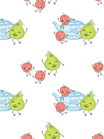 life is a banquet toss wallpaper by lingua franca green