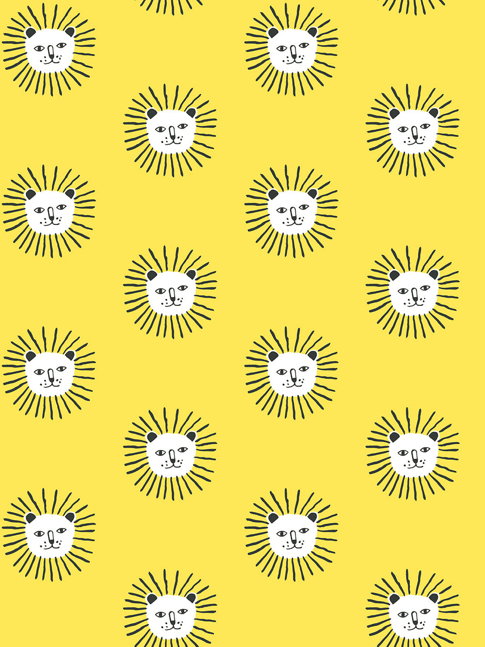 lions-head-wallpaper-by-tea-collection-daffodil