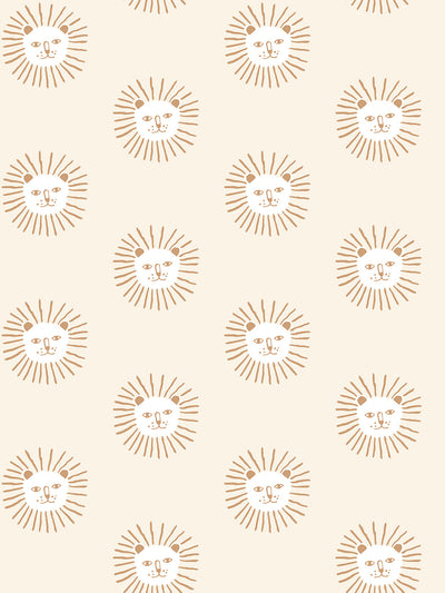 'Lion's Mane' Wallpaper by Tea Collection - Ivory