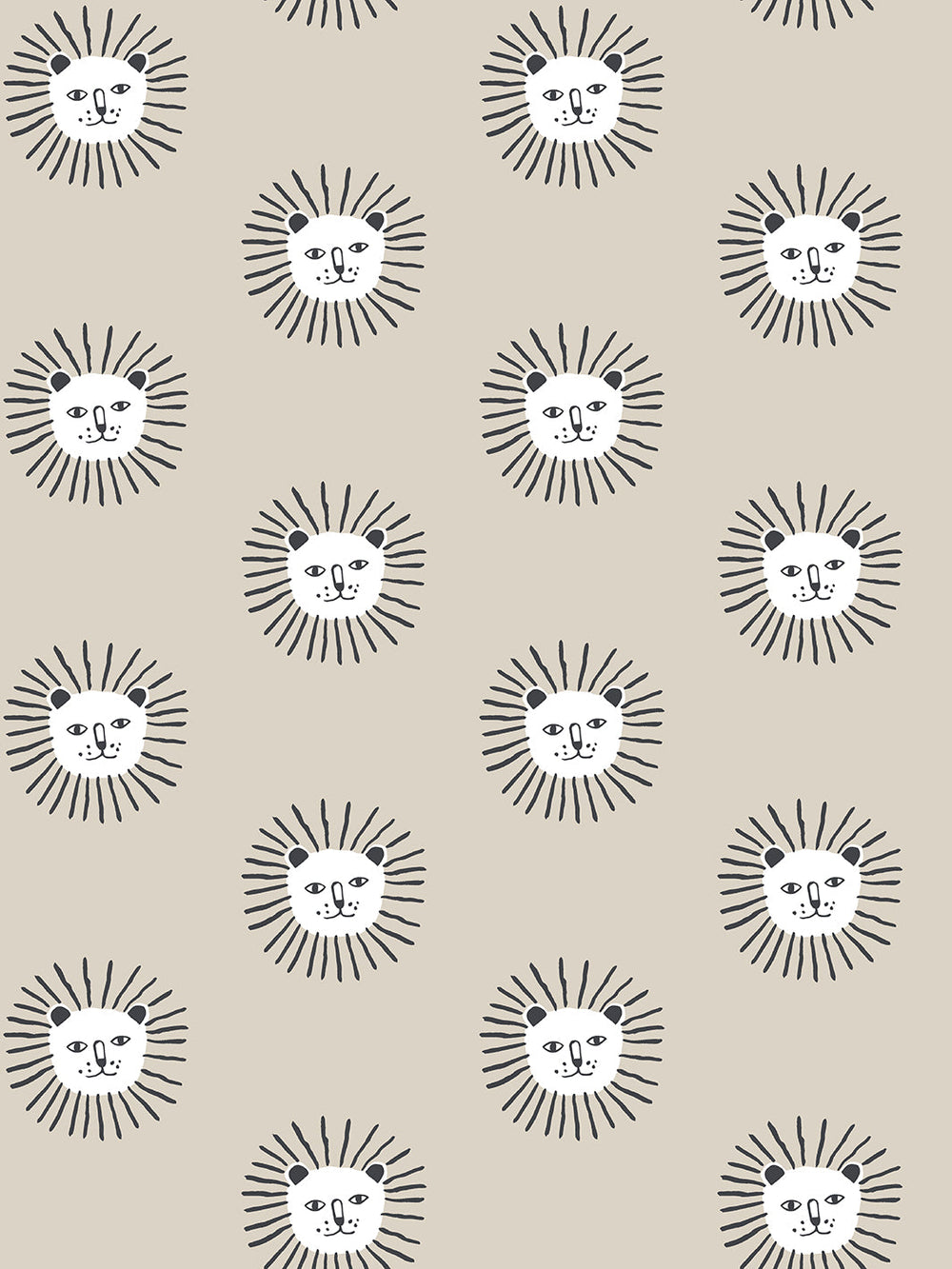 lions-head-wallpaper-by-tea-collection-taupe