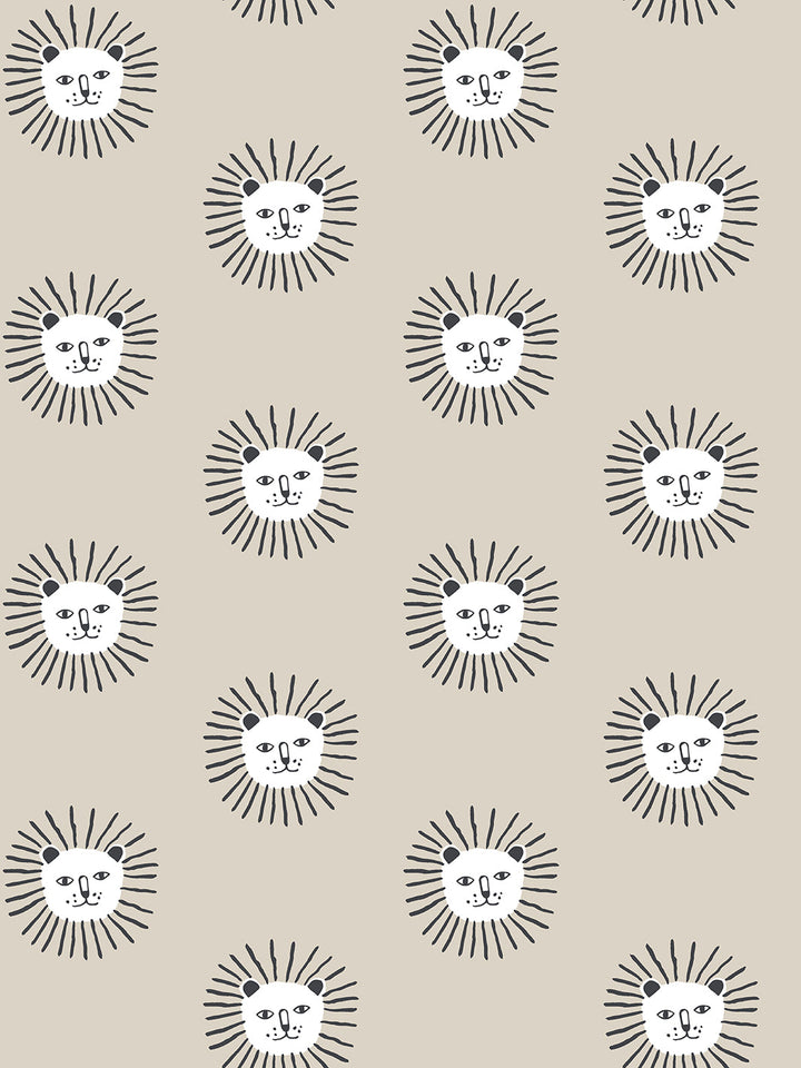 lions-head-wallpaper-by-tea-collection-taupe